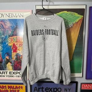 Y2K Raiders Football Crewneck - SIZE XL